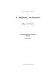 Albinoni Adagio in G minor - piano transcription